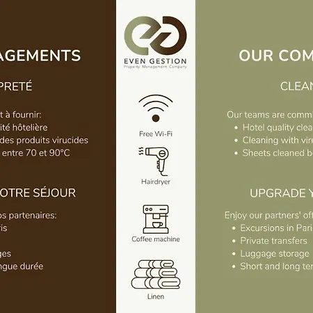 Appartamento 32#studio 2pers#sèvres-lecourbe#necker Parigi